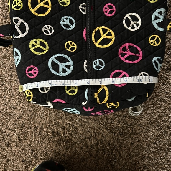 Peace ☮️ sign tote bag 20” long by 11 1/2” wide. Great for weekend getaways - Picture 8 of 8